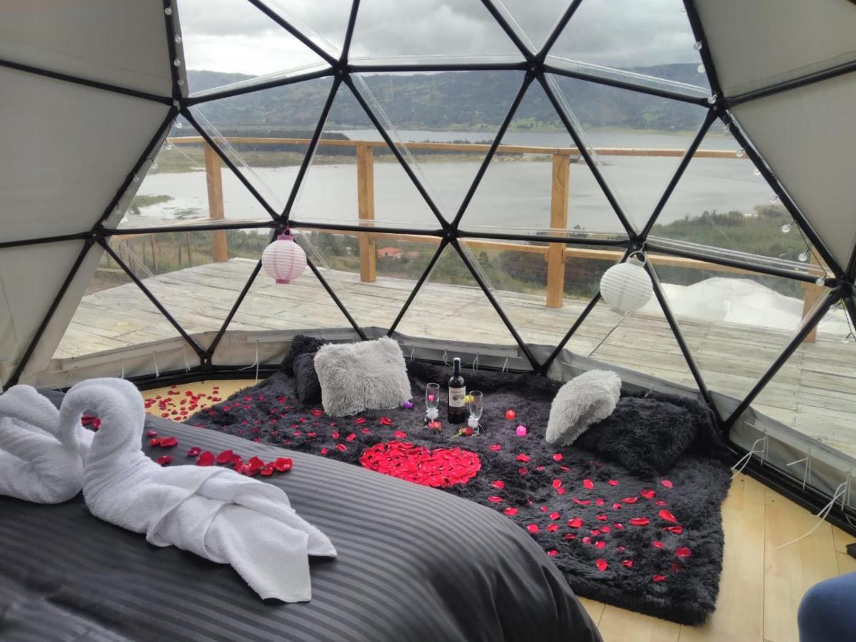 Glamping Wayra Villa Guatavita Buitenkant foto