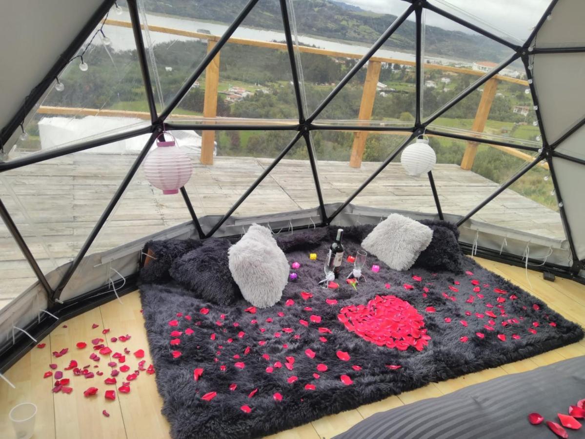 Glamping Wayra Villa Guatavita Buitenkant foto